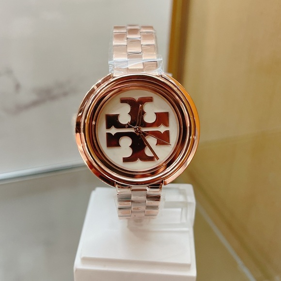 Tory burch Miller Rose Gold Watch - NEW main image 9